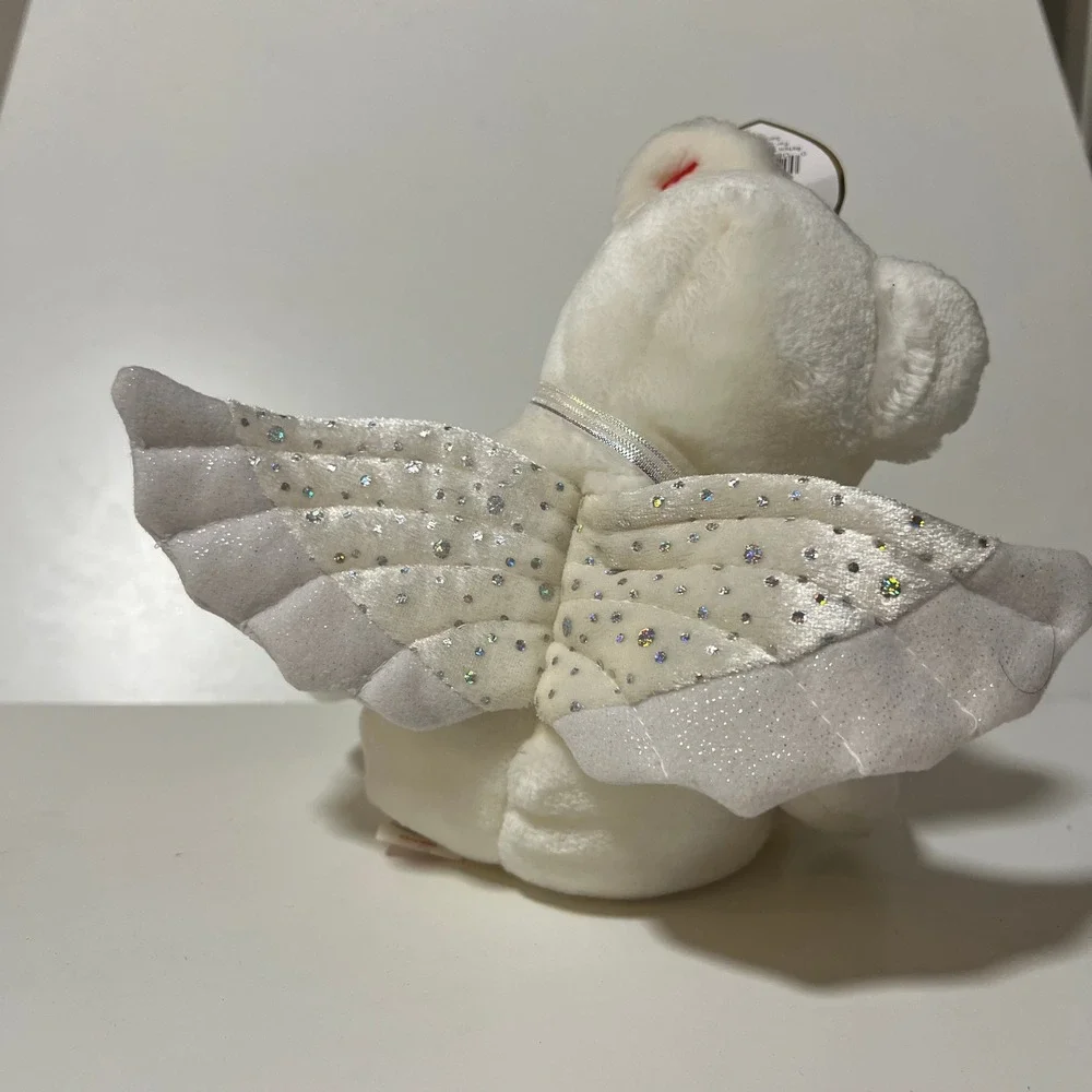 Ty Beanie Babies Angel Bear Lot Halo‎ Halo II Herald White Plush Wings 1998-2002